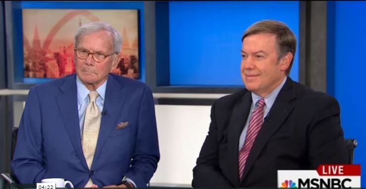 Tom Brokaw and Michael Crow