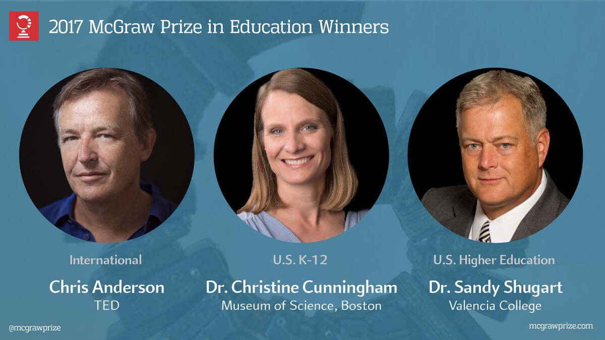2017 McGraw Prize in Education winners