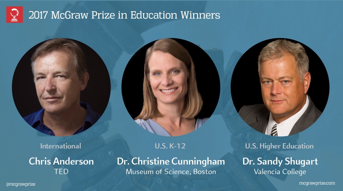 2017 McGraw Prize in Education winners
