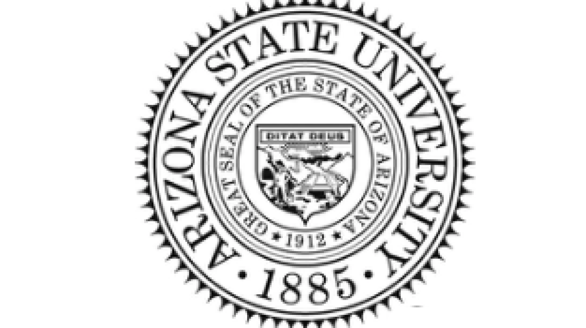 ASU seal in black and white 