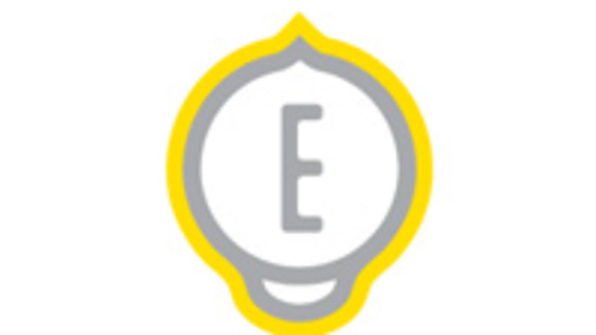 The Edison Awards logo of a lightbulb in gold and gray. 