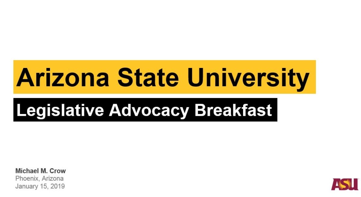 Legislative Advocacy Breakfast 
