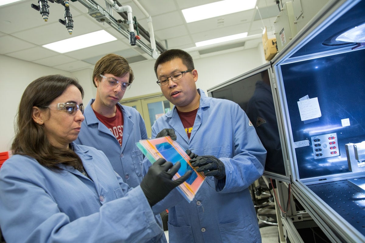 ASU Assistant Professor Mariana Bertoni and students