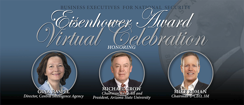 Eisenhower Award 2020Michael crow 