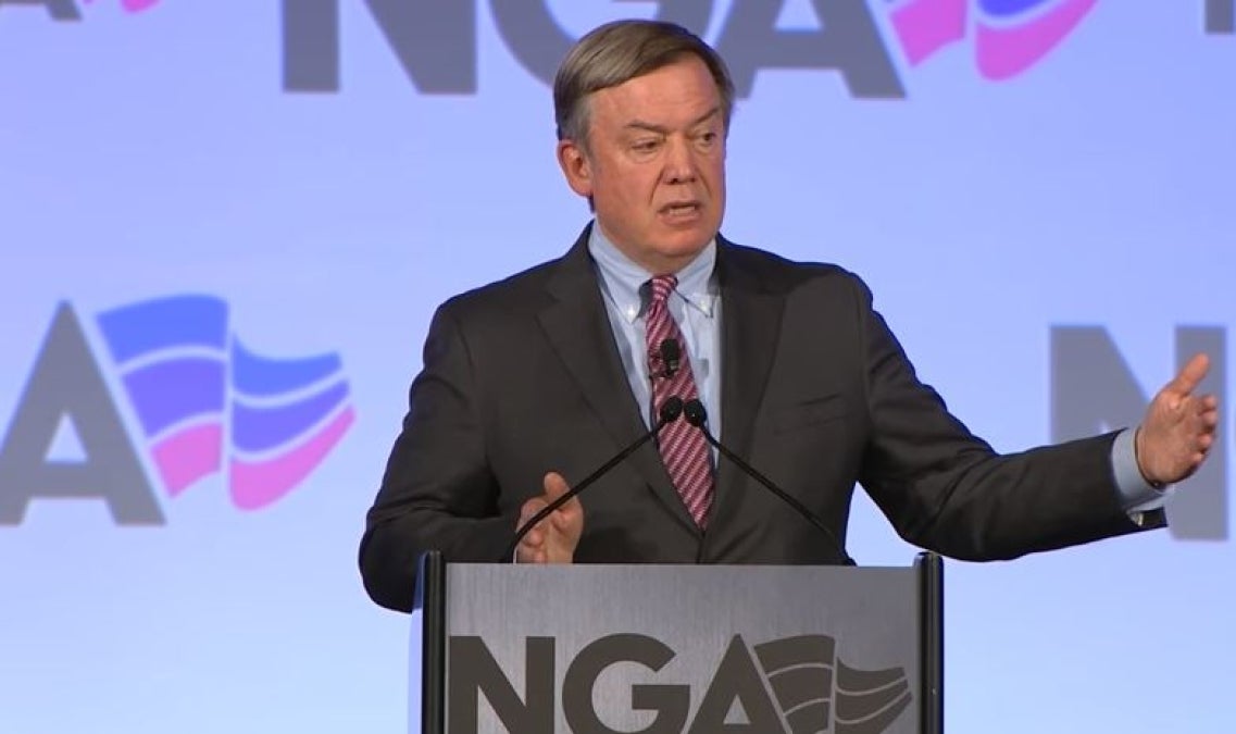 ASU President Michael Crow addresses the National Governors Association