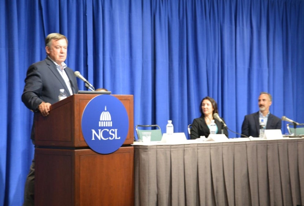 Michael Crow addresses the National Conference of State Legislatures
