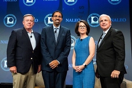 Michael Crow, John B. King, Gabriella Gomez, Carlos Gimenez