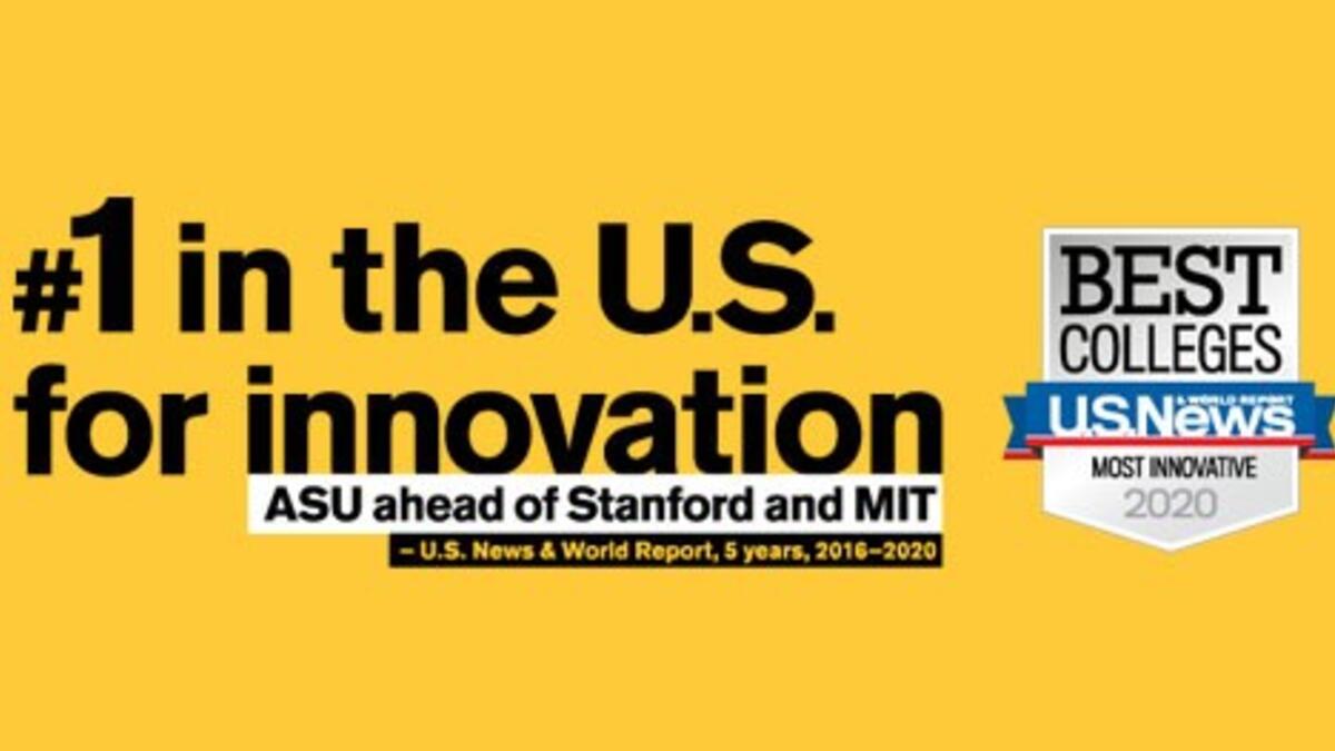 ASU #1 in Innovation 2020  