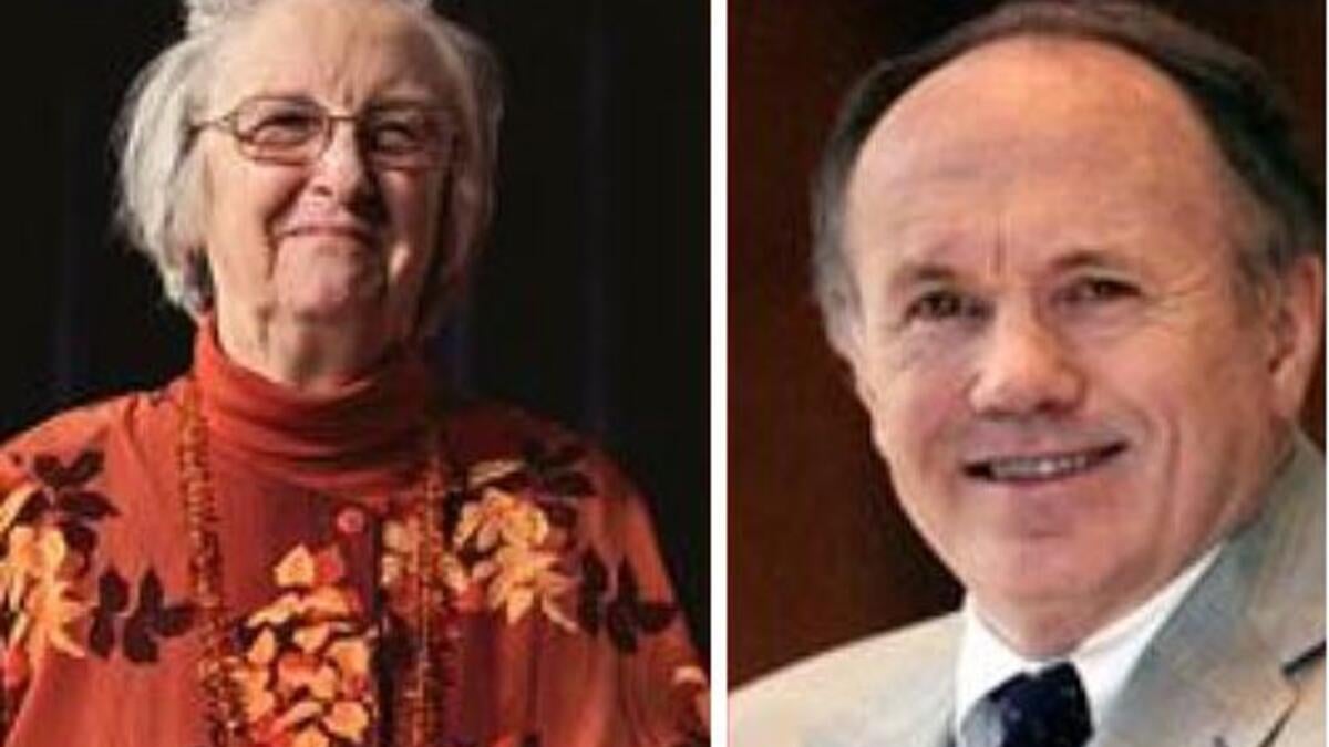 Nobel Prize-winning ASU Professors Elinor Ostrom and Edward Prescott  