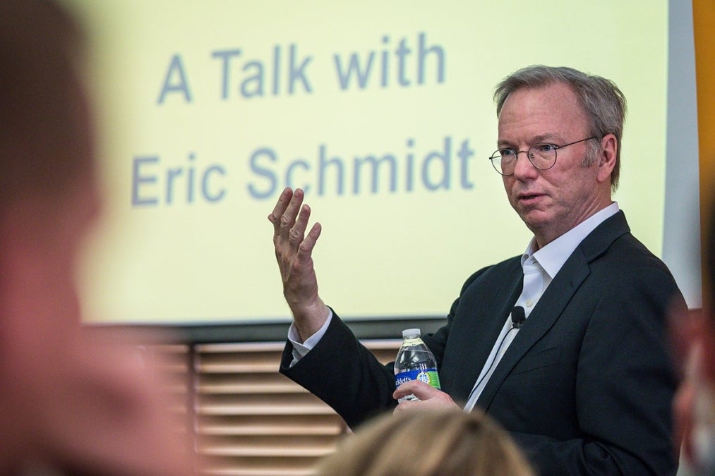 Executive Chairman of Alphabet, Inc. Eric Schmidt