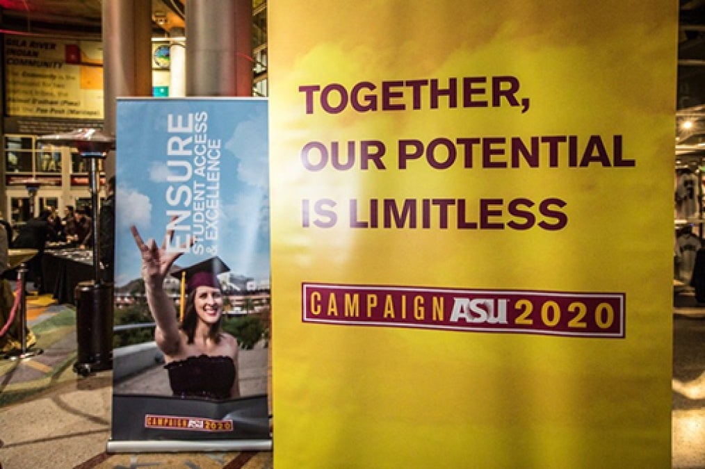 Campaign ASU 2020 pop-up banner